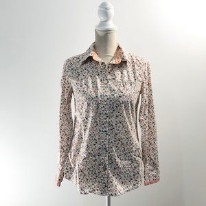 Banana Republic Floral Button Down Shirt Small